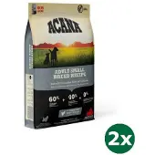 Acana 2x6 kg heritage adult small breed hondenvoer