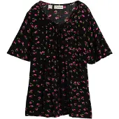 Bonprix Tuniek rood / zwart