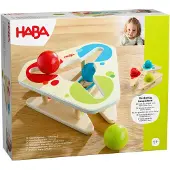 Haba knikkerbaan peuter - kleurrijke houten speelbaan speelgoed.