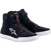 Alpinestars Chrome Zwart Cool Grijs Rood Fluo Motorschoenen Maat US 7