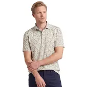 Eden Valley Groene poloshirt geprint ruit 3 knoops
