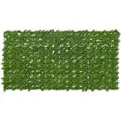 vidaXL Balkonscherm met bladeren Groen en Geel 200 x 100 cm