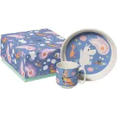 Arabia Moomin kinderservies ruimtereis
