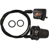 Sturmey Archer Draaigreep voor Sram 7S naaf - Zwart