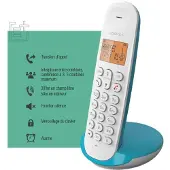 Logicom DECT ILOA 150 Turquoise Vaste Telefoon