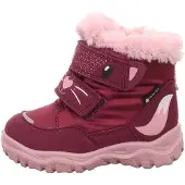 Superfit Snowboots 'Husky+' rosa / bordeaux / zwart / offwhite