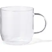 HEMA Cappuccinomok 440ml Glas Transparant (transparant)