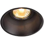 SLV Inbouwspot Horn zwart 10,5cm