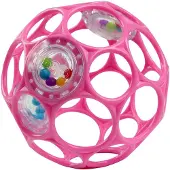 Oball Rammelaar Rattle Easy-Grasp Pink