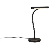 TRIO Zwarte led bureaulamp Curtis