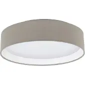Eglo Pasteri - Plafondlamp - LED - Ø32 cm - Wit - Taupe