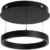 Searchlight Hanglamp Layla, dimbaar, zwart, Woon-/ Eetkamer, metaal, Modern, hanglamp