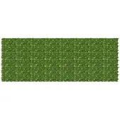 vidaXL Balkonscherm met bladeren Groen en Geel 400 x 150 cm
