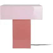 Leitmotiv tafellamp grato recto rose tan & soft pink