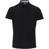 Pure Functional Slim Fit Polo shirt Korte mouw zwart