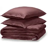 Yumeko Dekbedovertrek set Jersey Katoen 200x220 Roze - Eco, Bio & Fairtrade