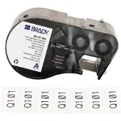 Brady M4-47-483 ultra agressieve polyester labels zwart op wit | 25,4 mm x 12,7 mm (origineel)