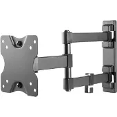 Deltaco ARM-1204 TV Beugel - Draaibaar - 13-27 inch - Max 20kg - Zwart