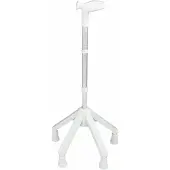 Rebotec Vierpoot Wandelstok Links Grijs
