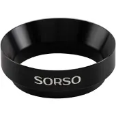 Sorso Barista doseerring, aluminium, 58 mm – Zwart