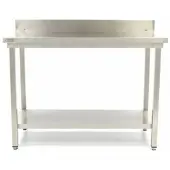 Maxima Roestvrijstalen Werktafel 'Deluxe' met achteropstand 2000 x 700 mm