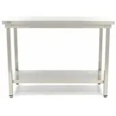 Maxima Roestvrijstalen Werktafel 'Deluxe' 1400 x 700 mm