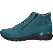Wolky Why Veterschoenen Hoog - petrol - Maat 39
