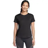 SKECHERS Stride Performance T-shirt Dames Zwart Sportieve T-shirts