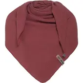 Knit Factory Liv Omslagdoek/sjaal - Stone Red - 180x130 Cm