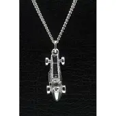 MOOYE ® - Collectie Zilveren Ferrari racewagen ketting hanger