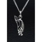 MOOYE ® - Collectie Zilveren Indiaan Kokopelli detail ketting hanger