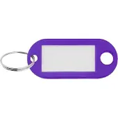 Combicraft sleutellabels paars 48x22mm actiemodel - 100 stuks
