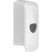 Mediclinics Zeepdispenser 1000 ml Navulbaar Kunststof Wit / Zwart