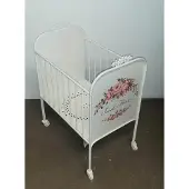 Meander kinderbed, metalen, 66x44x86 cm