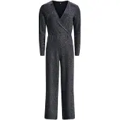 ONLY Onlrich ls glitter jumpsuit jrs zilverkleurig