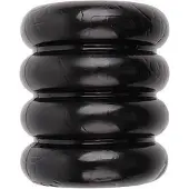 CHISA GK Power - Quad-Play Cockring - Rekbaar - Zwart