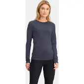 Nomad Tech Thermal Longsleeve Dames | Donkergrijs | XL | Baselayer Vrouwen | Merinowol en polyester mix | Thermoregulatie en vochttransport | Anti-geur Thermoshirt