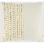 Zusss Kussen Hartjes 45X45cm 100% Katoen White / Ochre