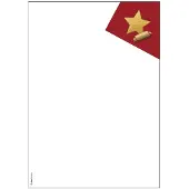 Sigel W'Papier Cut-out Style gold A4