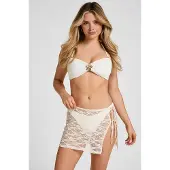 Hunkemoller Strand Rok Sunset Lace Wit Dames | Maat: L