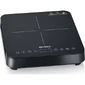 Severin KP 1025 Inductiekookplaat – 1-Pits – Ø22 cm – 10 Vermogensstanden – Touchbediening – Timer - Zwart