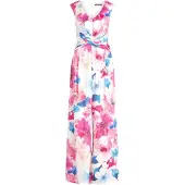 Vera Mont Jumpsuit crème / hemelsblauw / pink
