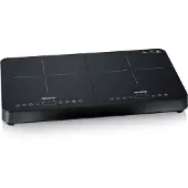 Severin DK 1027 Dubbele Inductiekookplaat – 2-pits – 3400W – Touchbediening – Timer - Zwart