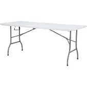 Axi Elba Opklapbare Biertafel van Kunststof in Wit | Picknicktafel Opklapbaar voor Tuin / Buiten | 180 x 74 x 75 cm