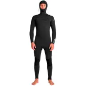 Quiksilver E Session 5/4/3 Mm Wetsuit Met Lange Mouwen Capuchon En Rits Op De Borst
