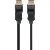 Goobay 2m DisplayPort 1.4 aansluitkabel [3D, 8K@60Hz (4320p), vergulde contacten, met vergrendelingsmechanisme]