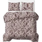 Royal Textile Sleeptime Lazy Dekbed Denzo Rood/Bruin 240 x 200 Met Kussenslopen cm