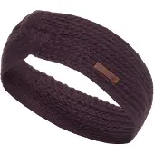 Knit Factory Joy Hoofdband - Aubergine - One Size