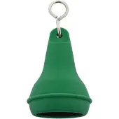Combicraft Hotel sleutelhanger Mayfair met open onderkant 41x70mm groen - 5 stuks