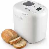 Heinner Broodbakmachine – 550 W – 700–900 g – 15 Programma’s – LCD-display – 3 Bruiningsstanden – 13 Uurs Timer – Warmhoudfunctie – Uitneembare Anti-aanbakbakvorm – Wit